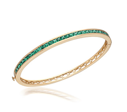 Emerald Princess oval bracelet